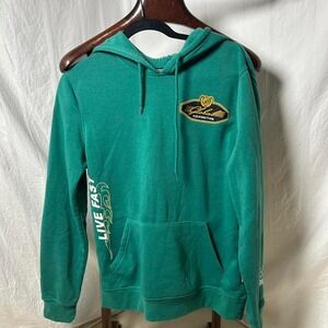 Global Recognition Racing Trademark‎ Brooklyn Cloth MFG.CO Teal Hoodie Small